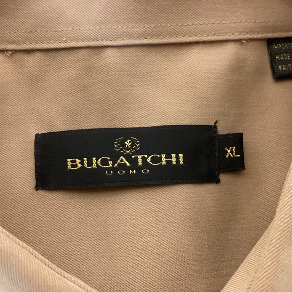 Bugatchi unmo mens long sleeve button down dress shirt size XL - Picture 6 of 10